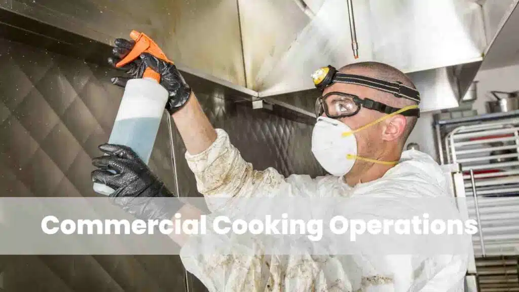commercial cooking operations