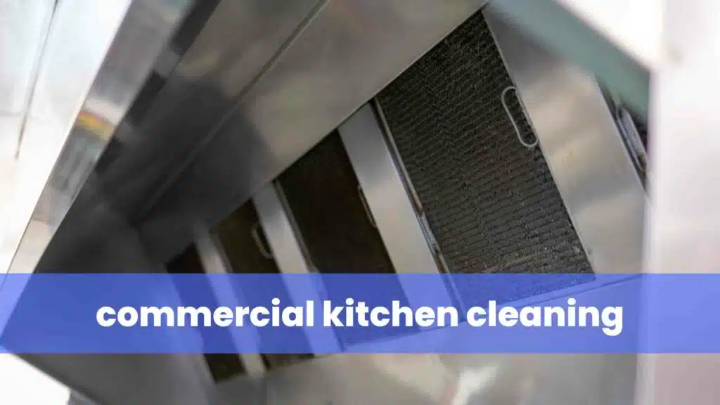 commercial kitchen cleaning